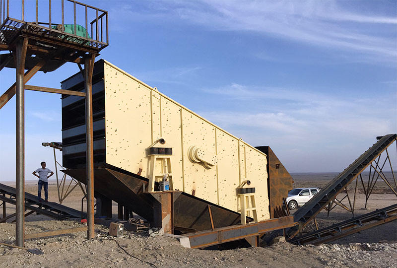 linear vibrating screen in South Africa site