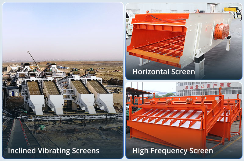 3 types of vibrating screens