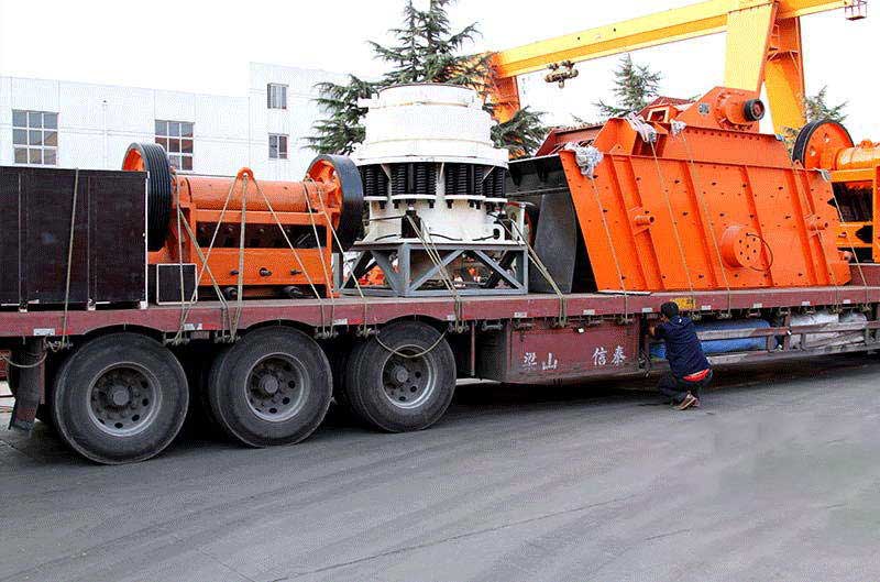 Cone crusher delivery site