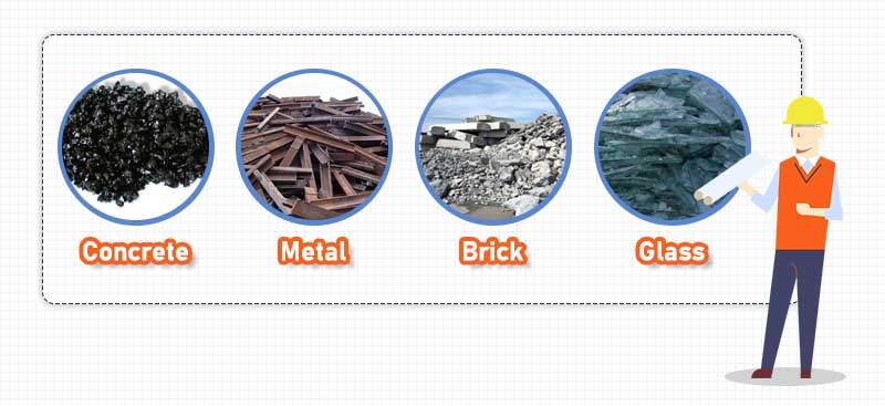 types of construction and demolition waste