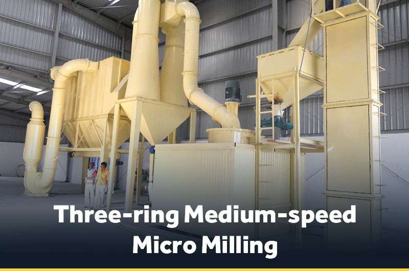 limestone mill: Three-ring medium-speed micro mill