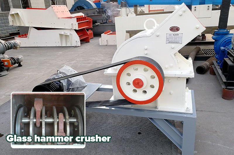 Glass hammer crusher 