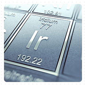 periodic tbale of iridium