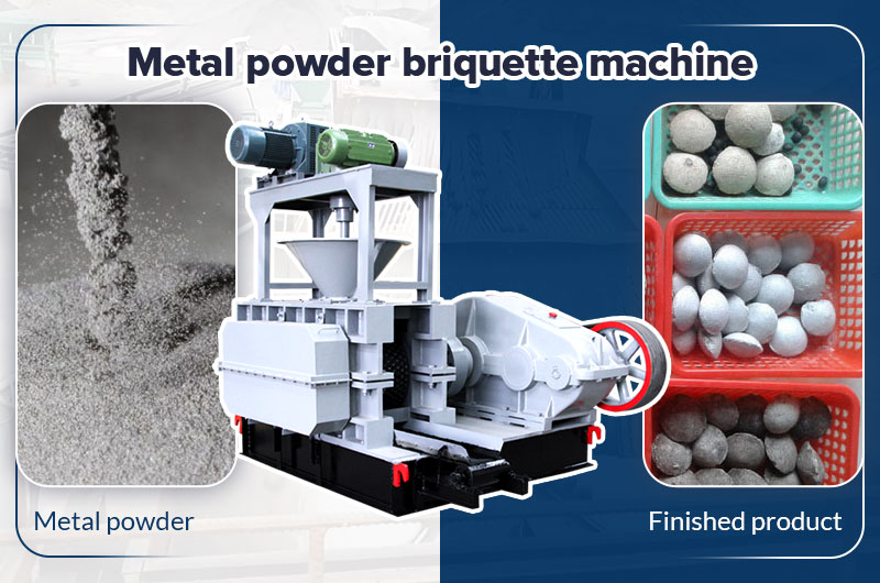 Metal powder briquette machine