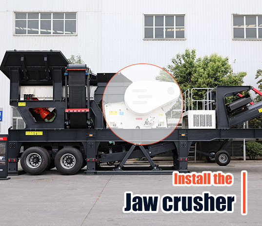 Portable jaw crusher