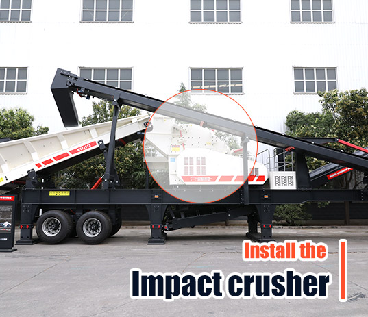 Portable impact crusher