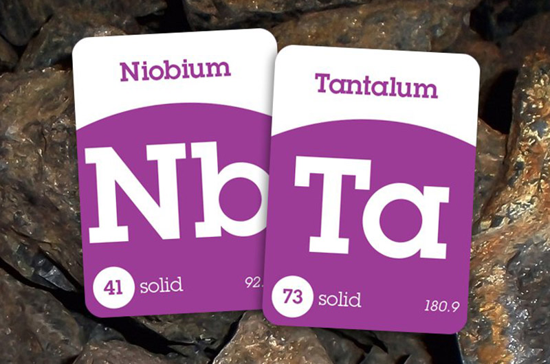 Properties of tantalite-columbite