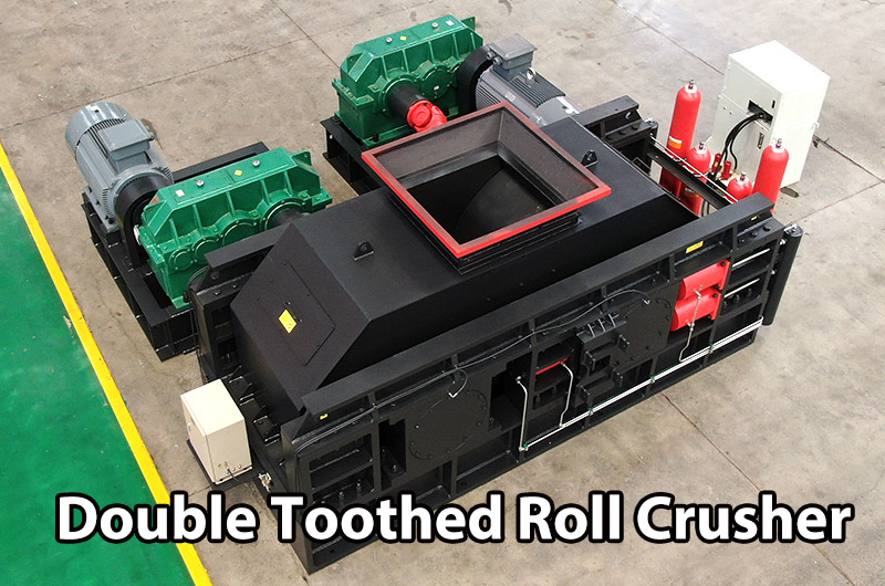 Double toothed roll crusher