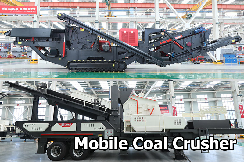 Mobile coal crusher