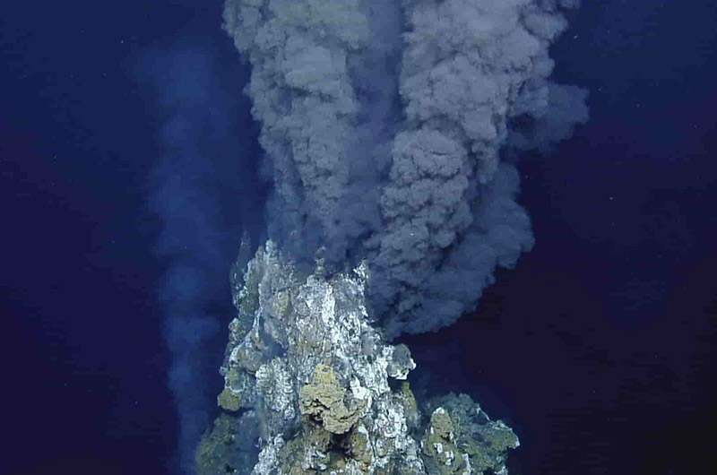 Pyrrhotite is produced in black smokers on the sea floor