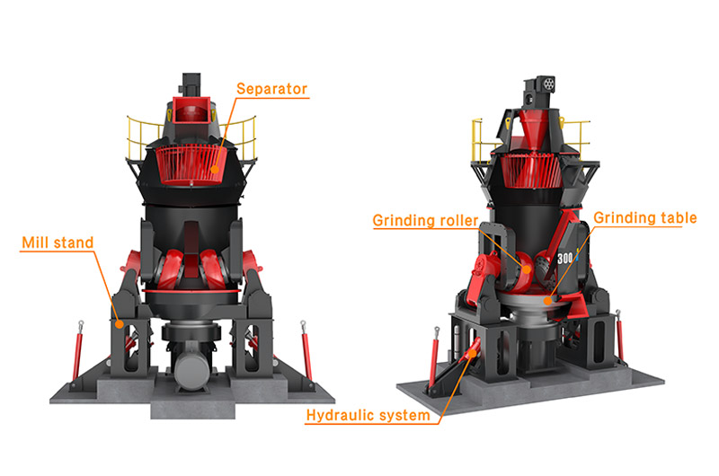 The structure of the vertical milling machine