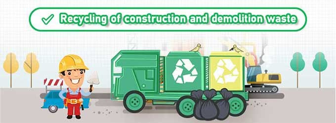 Construction and Demolition Waste: Disposal Management Problems and Recycling Solutions 