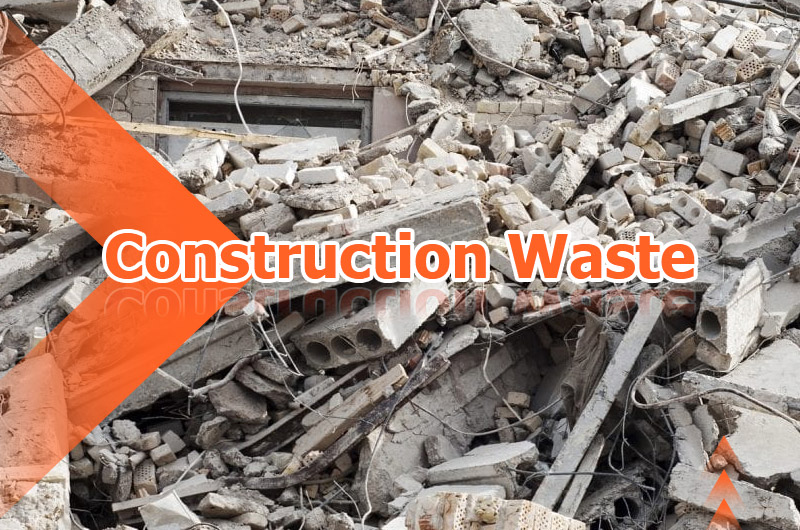 Construction waste is a problem for urban management