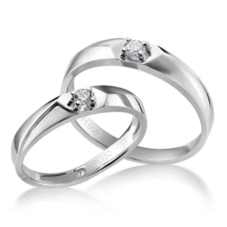 Platinum is often used in engagement rings.