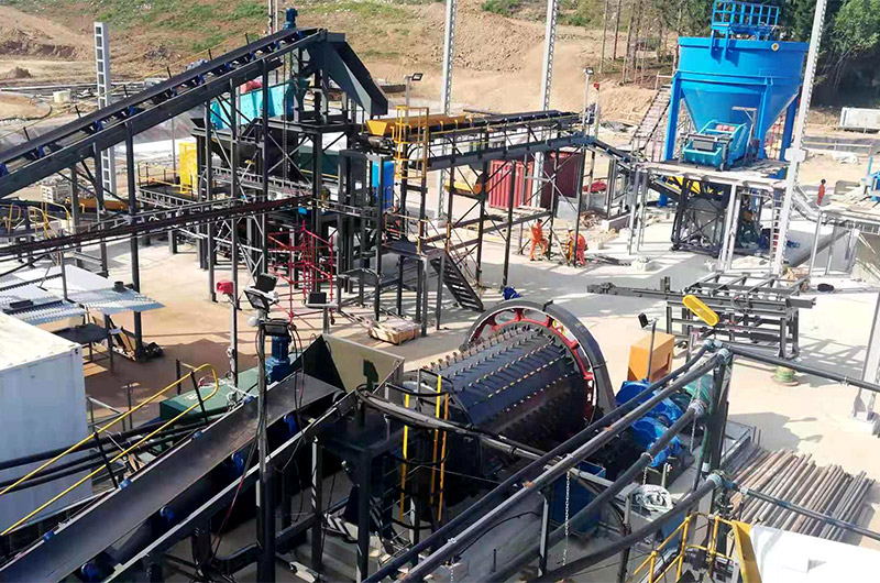 South Africa 800 tpd low-grade rock gold processing plant