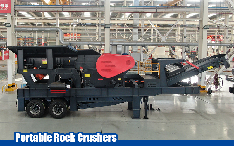 Portable andesite crushers