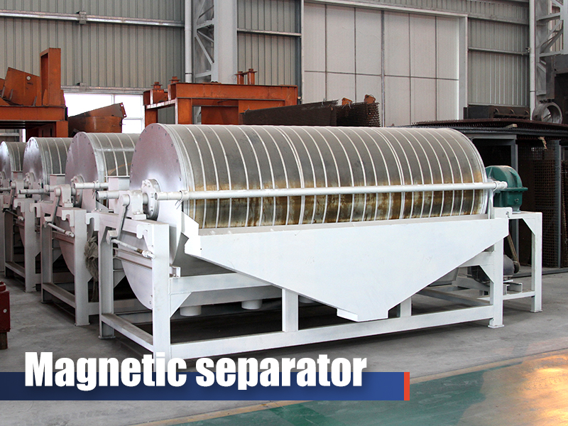 Magnetic separator is used for separation of magnetic iron ore