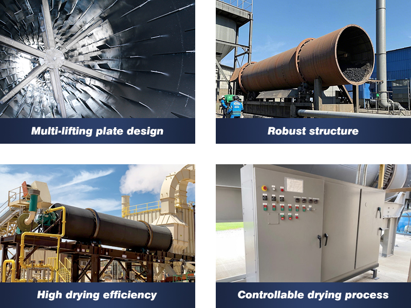 The design of the rotary dryer