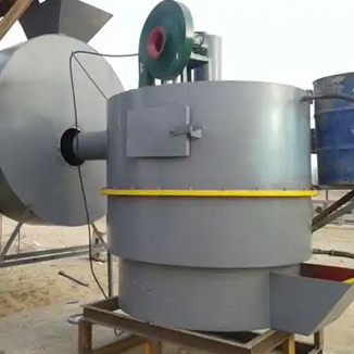 Hot air system of the sawdust drying machine