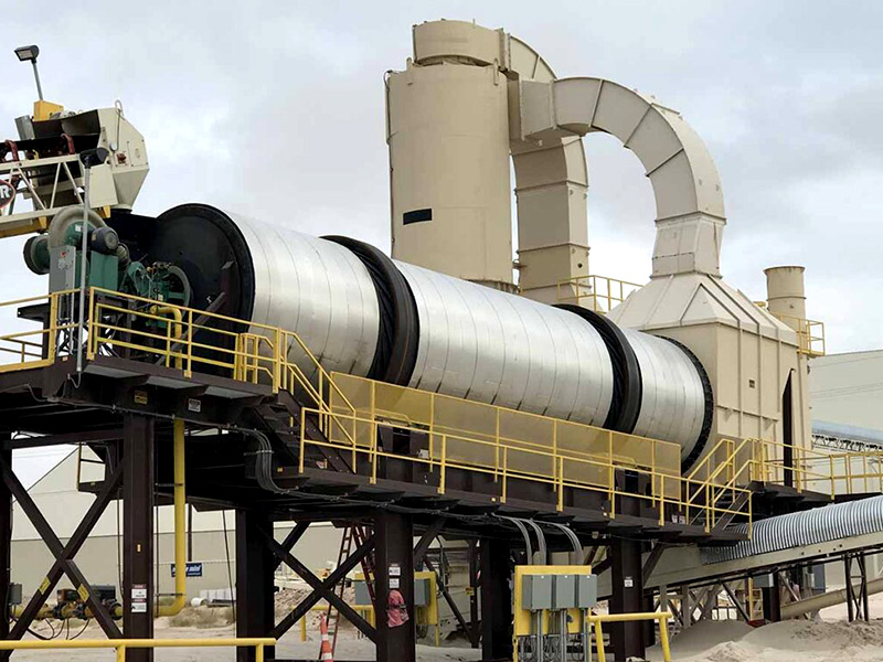 Sawdust rotary dryer in Brazil