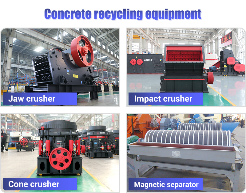 Equipos de reciclaje de hormigón Equipos de reciclaje de hormigón